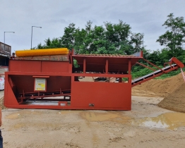 원형 모래선별기